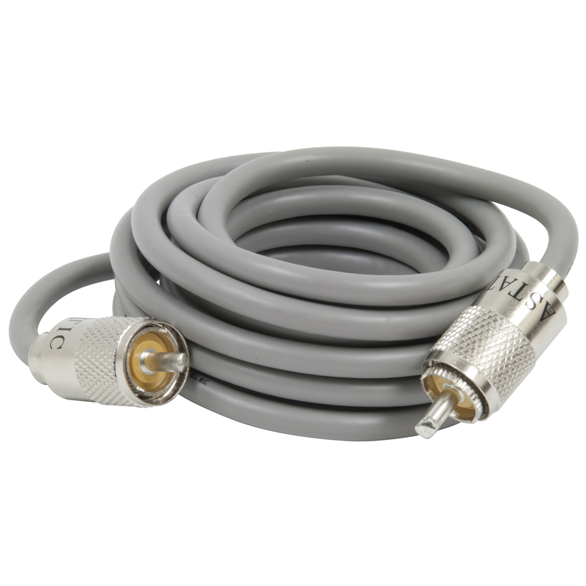 Astatic 9Ft Grey Cable W/Ast Pl259