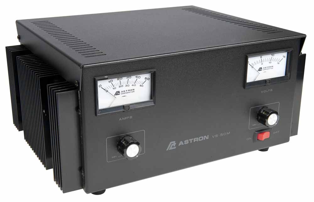 Adjustable 50 Amp, V/A Meters