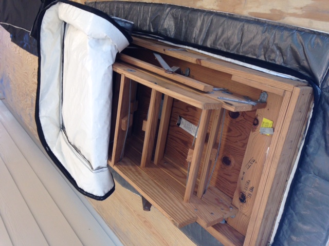 Attic Zipper- attic stairs airseal and insulator cover
