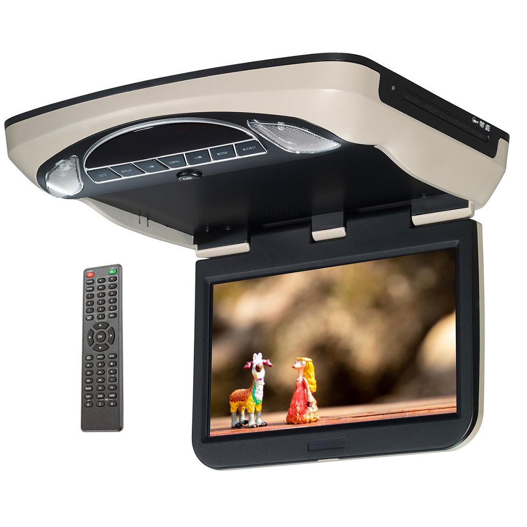 Movies to Go 10.1" Overhead Monitor with DVD Player HDMI Input IR/FM Transmitters and Color Skins