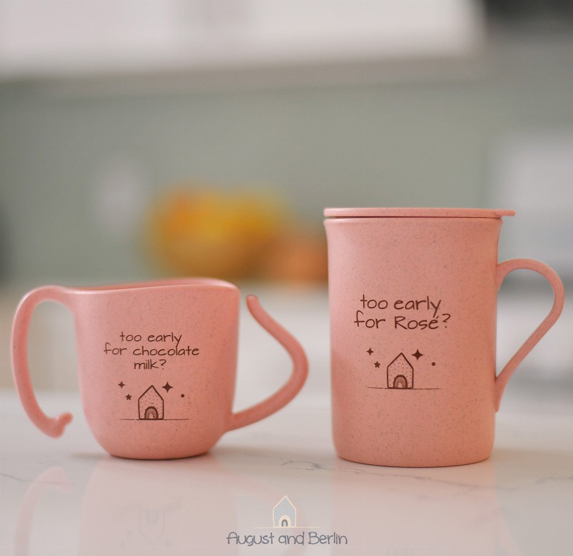 Toddler Mom Cup Gift Set- Rose