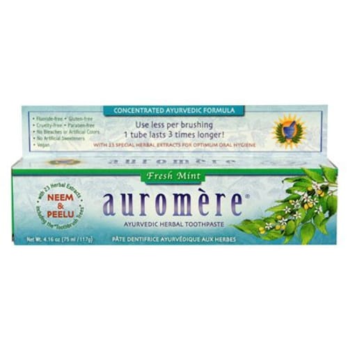 Auromere Freshmint Herbal Toothpaste (12x4.16 Oz)