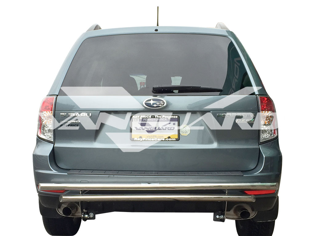 VGRBG-1018-1169SS Stainless Steel Double Layer Style Rear Bumper Guard