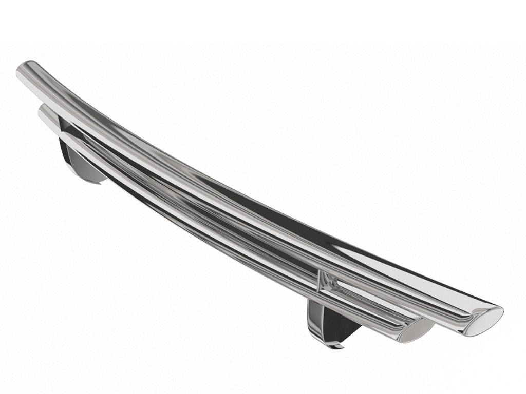 VGRBG-1233-1234SS Stainless Steel Double Layer Style Rear Bumper Guard