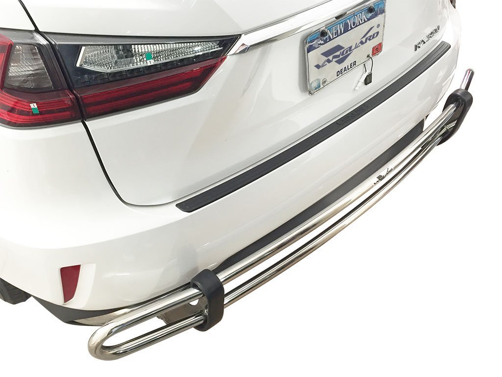VGRBG-0185-0830SS Stainless Steel Double Tube Style Rear Bumper Guard
