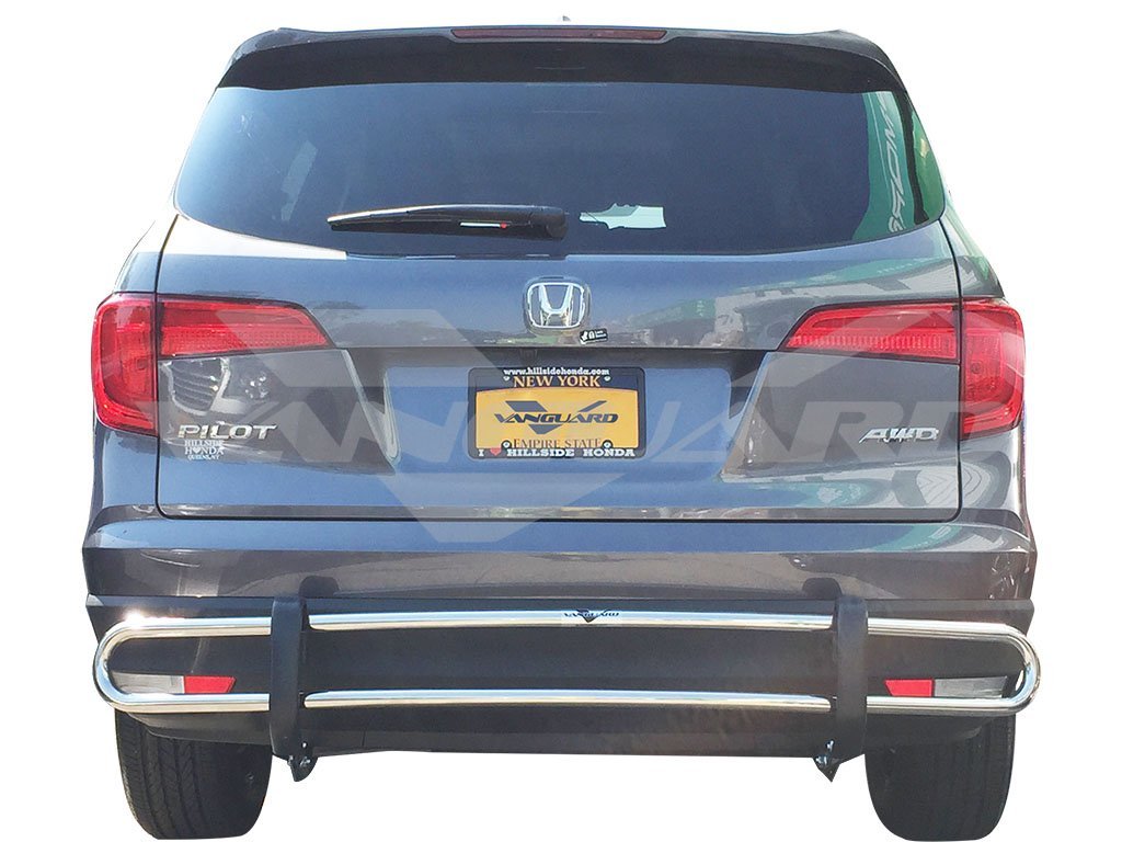 VGRBG-0712-0896SS Stainless Steel Double Tube Style Rear Bumper Guard