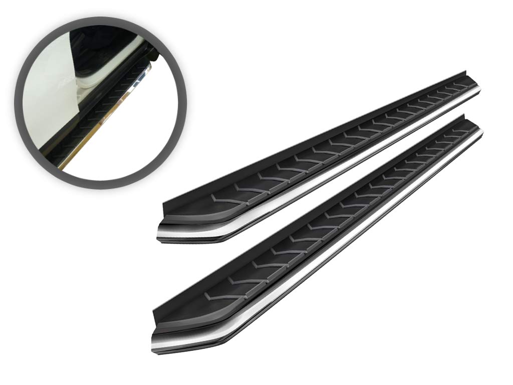 VGSSB-1167-1153AL Black 5 inch Aluminum Step Boards