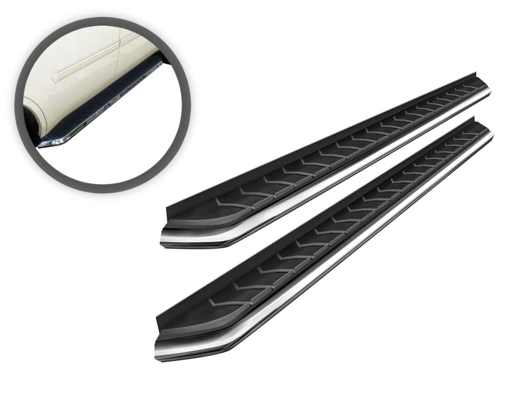 VGSSB-1168-1204AL Black 5 inch Aluminum Step Boards