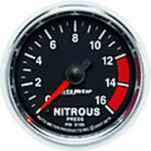 2-1/16IN NITROUS, 0-1600 PSI, FSE, GS