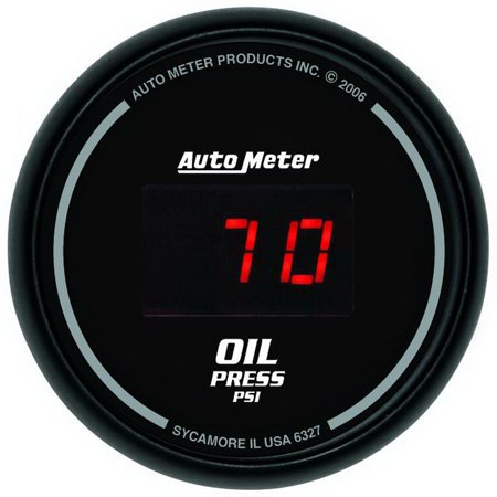 2-1/16IN OIL PRESS, 0-100 PSI, DIGITAL, BLACK