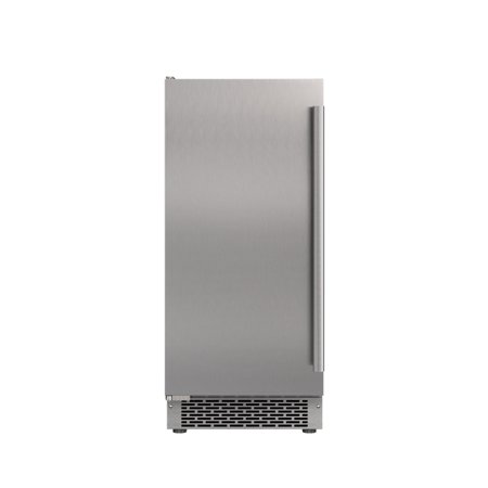 15" GOURMET ICE MAKER WITH GRAVITY DRAIN AND STAINLESS STEEL DOOR - LEFT HINGED