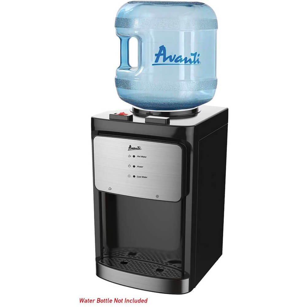 Avanti Countertop Water Dispenser - 5 gal - 13" x 12" x 20" - Black