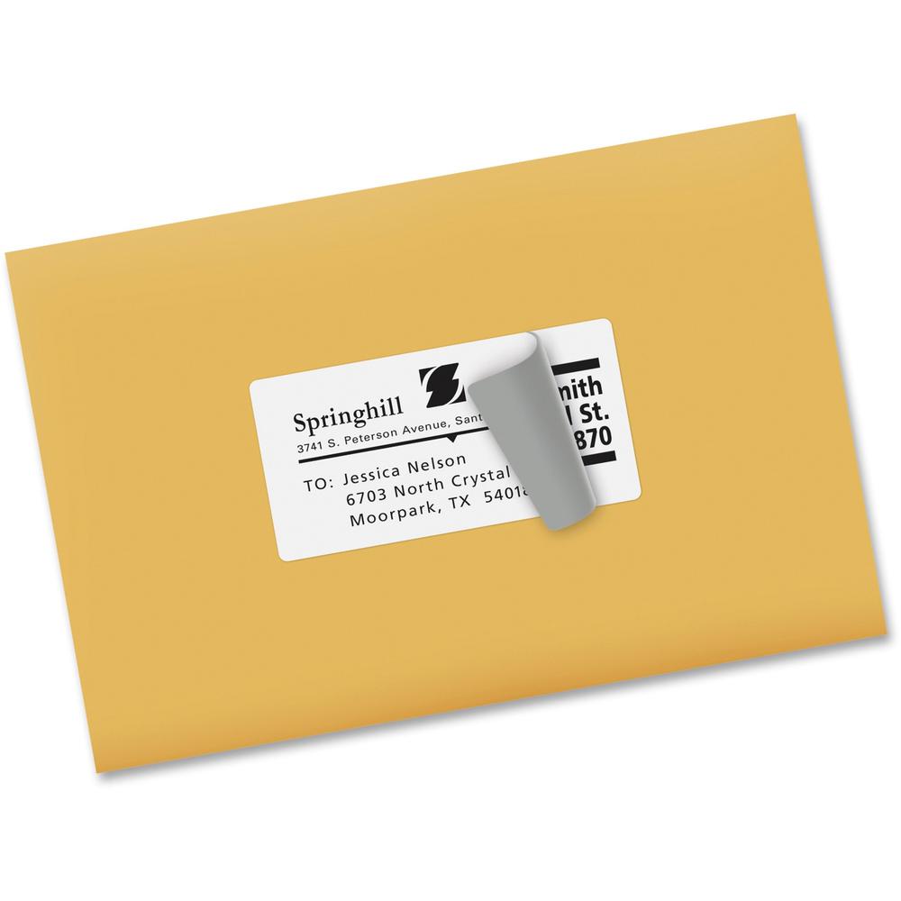 Avery Shipping Labels - Sure Feed Technology - 2" Width x 4" Length - Permanent Adhesive - Rectangle - Laser - White - Pape