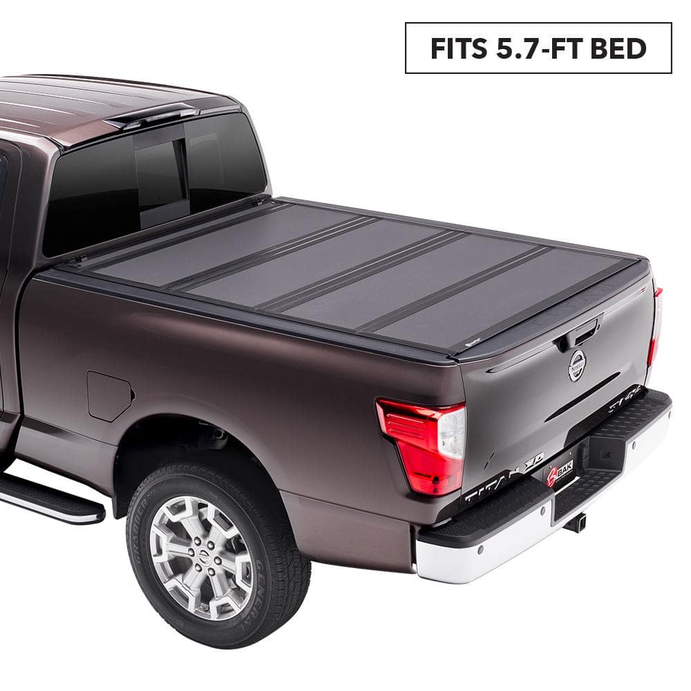 17C TITAN CREW CAB W/OR W/O TRACK SYSTEM 5FT 6IN BAKFLIP MX4 TONNEAU COVER