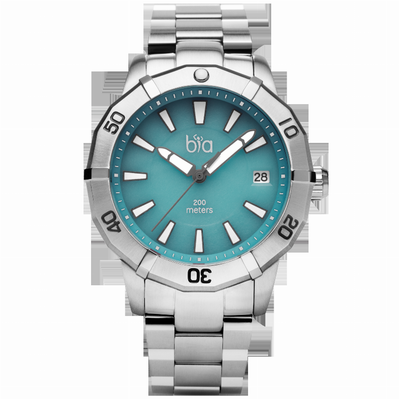 Bia Rosie Dive - one size - 38MMSS CASE/BLUE DIAL/SS LINK BRACELETB2005