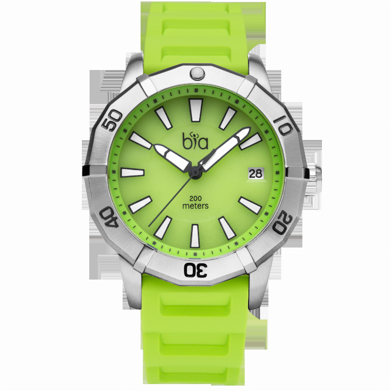 Bia Rosie Dive - one size - 38MMSS CASE/GREEN DIAL/GREEN STRAPB2008