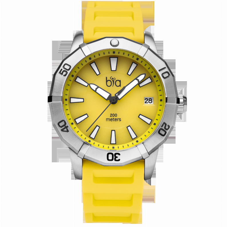 Bia Rosie Dive - one size - 38MMSS CASE/YELLOW DIAL/YELLOW STRAPB2014