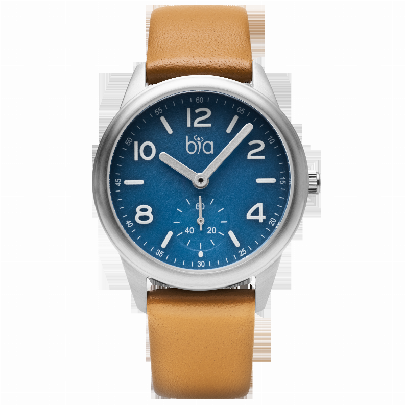 Bia Suffragette - one size - 36MMSS CASE/BLUE DIAL/TAN STRAPB1004