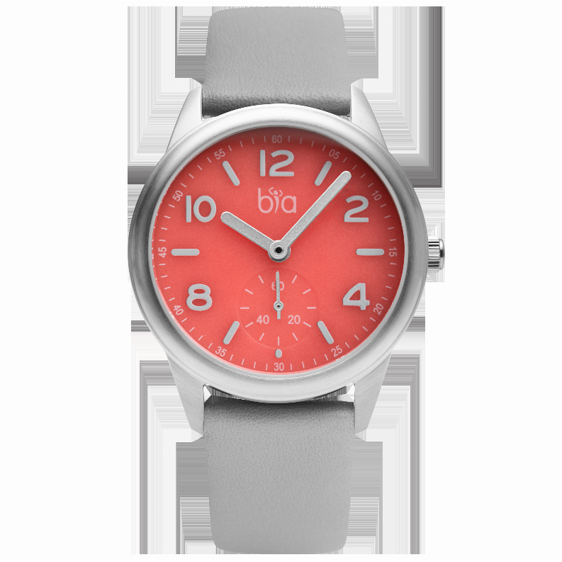 Bia Suffragette - one size - 36MMSS CASE/PINK DIAL/GRAY STRAPB1016