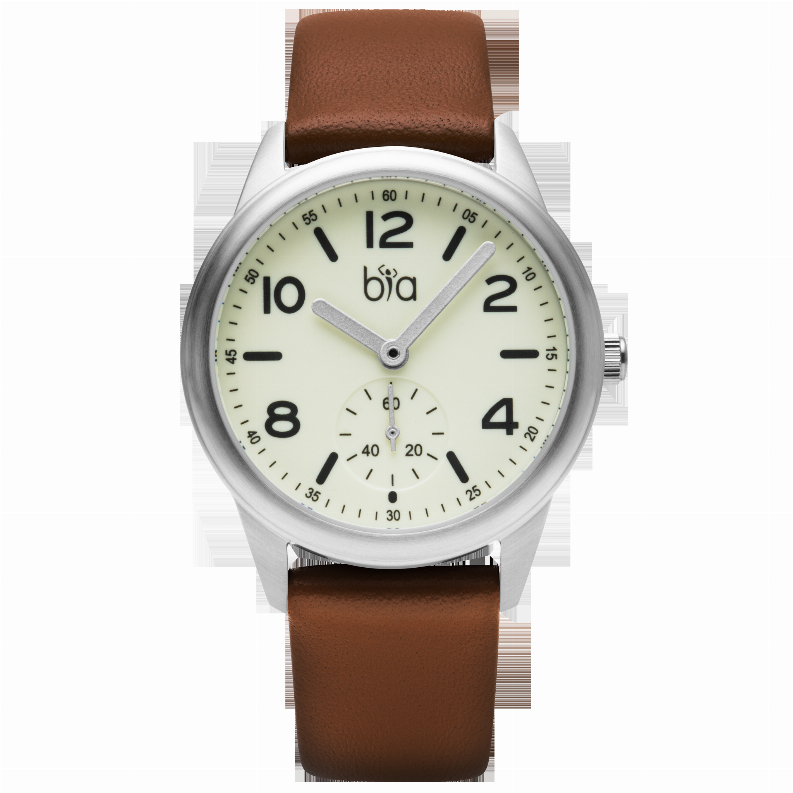 Bia Suffragette - one size - 36MMSS CASE/IVORY DIAL/BROWN STRAPB1020