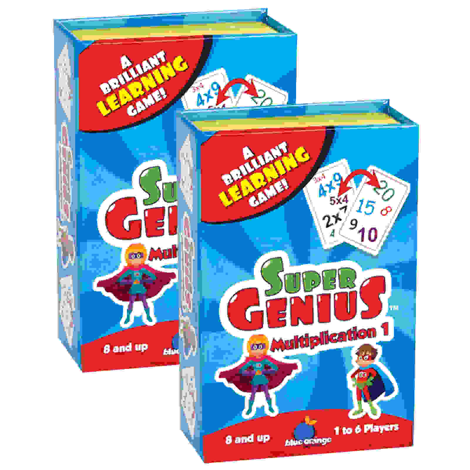 Super Genius Multiplication 1 Game, Pack of 2