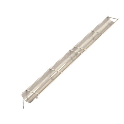 Aluminum Straight End Concrete Chute - 16'