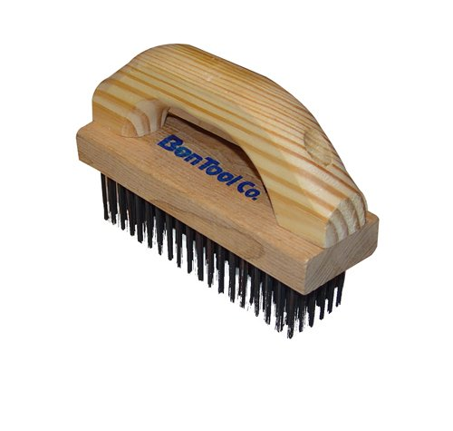 Bon Wire Brush - 7 1/8" X 2 1/4" With Wood Handle