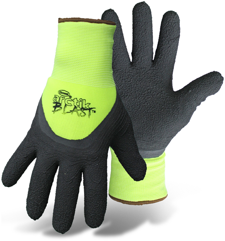 7845L Large Textured Latex Palm Gloves