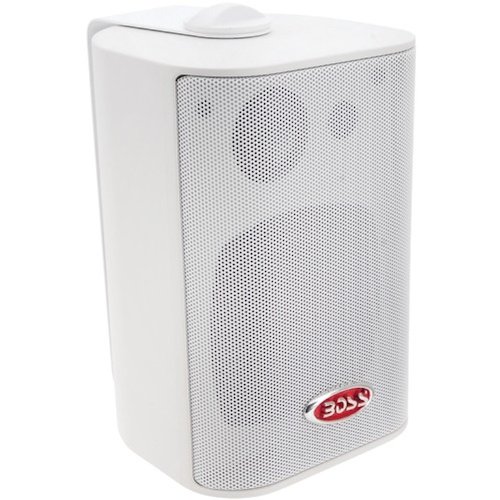 Boss Audio Marine 3-Way Box Speakers with 4" Woofer (white)