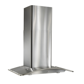 36" Arched Canopy Chimney Wall Mount, 450 CFM max