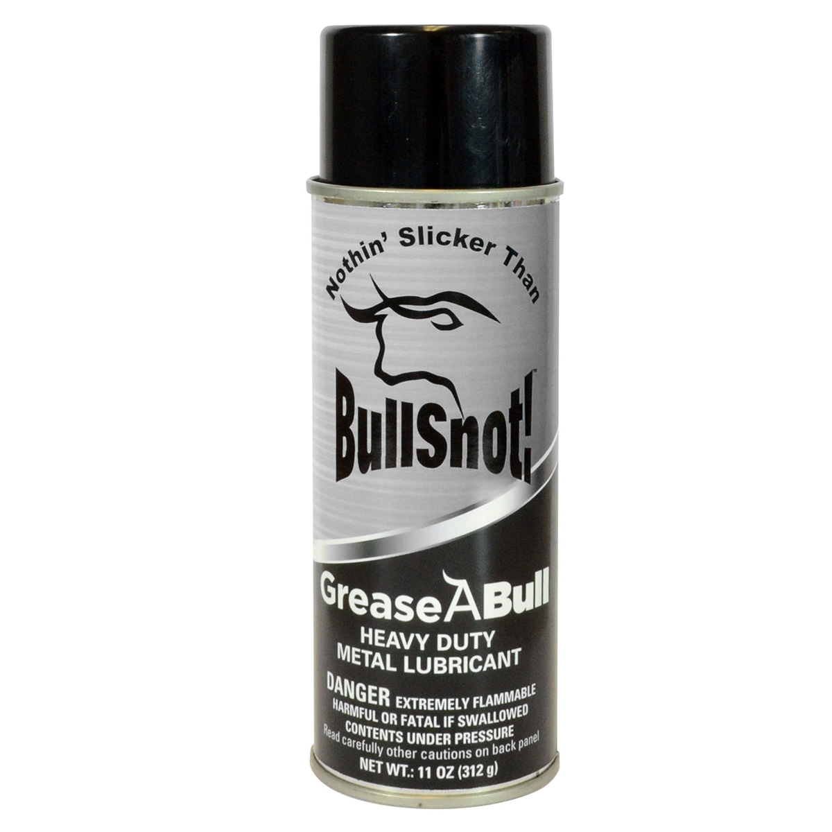 BullSnot 10899005 GreaseABull Spray Grease Metal Lubricant White Grease Spray Water-Resistant 11oz