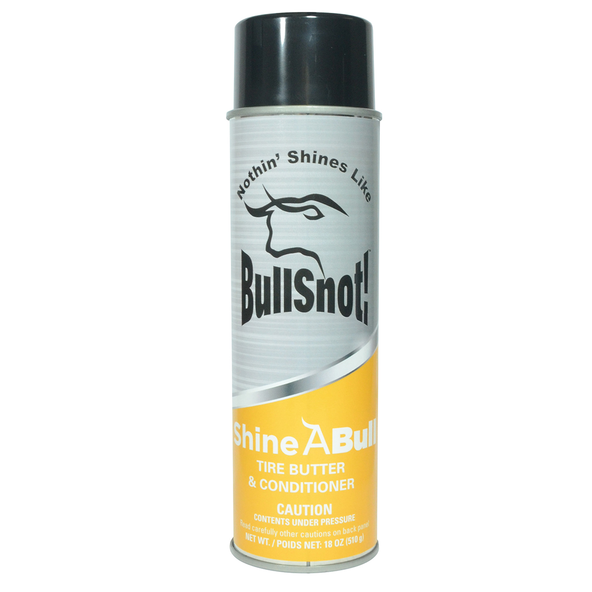 BullSnot ShineABull Tire Butter and Conditioner 10899017- Silicone-Free Tire Dressing and Truck Wheel Shine Auto Detailing 18oz