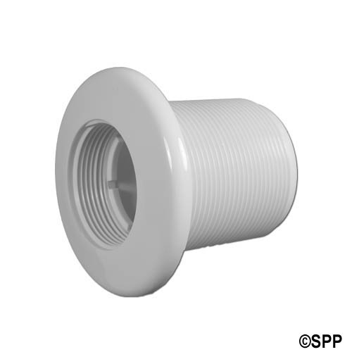 Wall Fitting, Jet, HydroAir Hydro-Jet/Standard Jet, Extended Thread, White