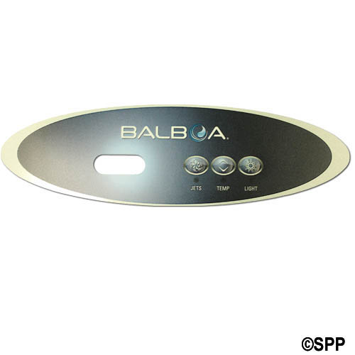 Overlay, Spaside, Balboa MVP/VL260, 3-Button, Jets-Temp-Light, For 54685