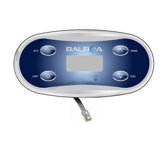 Spaside Control, Balboa VL406U, 4-Button, LCD, Jets-Warm-Light-Cool