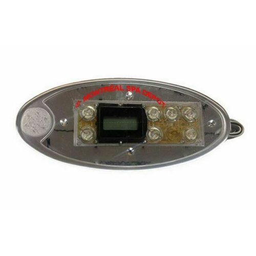Spaside Control, Balboa VL702S, Serial Standard, LCD, 7-Button, No Overlay
