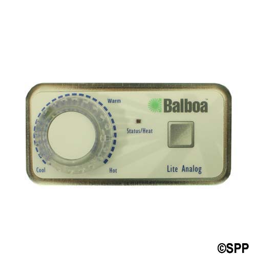 Spaside Control, Balboa Analog Duplex, 1-Button, Knob-P1/BL/LT