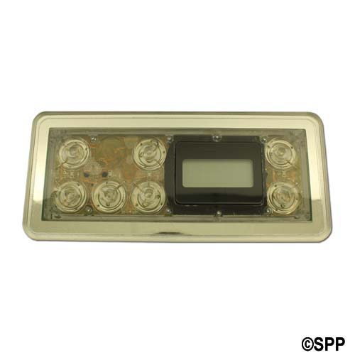 Spaside Control, Balboa Serial Standard, 7-Button, LCD, No Overlay