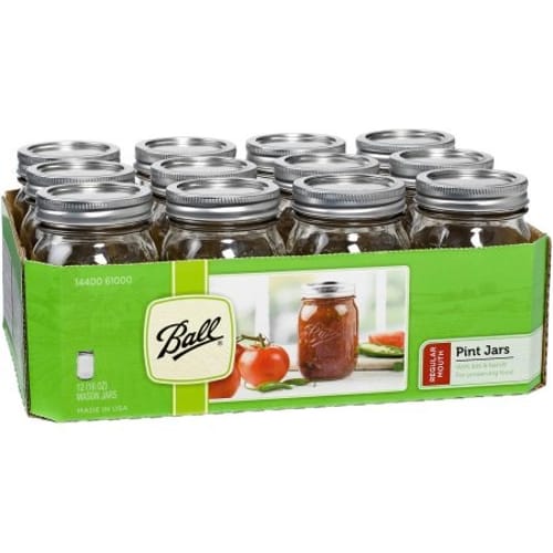 Ball Canning Jar Regular Mouth with Lid (1x12 Ct)