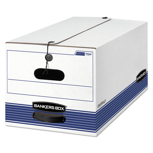 Bankers Box STOR/FILE File Storage Box - Internal Dimensions: 12" Width x 24" Depth x 10" Height - External Dimensions: 12.3" Wi