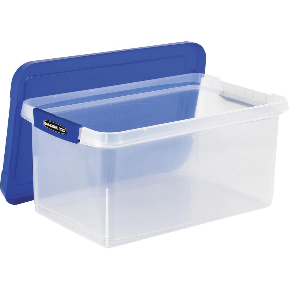 Bankers Box Heavy-Duty File Box - External Dimensions: 14.2" Width x 22.4" Depth x 10.6" Height - Media Size Supported: Letter 8