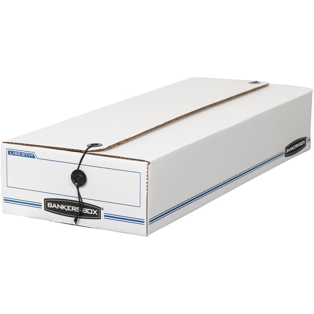 Bankers Box Liberty Check and Form Boxes - Internal Dimensions: 9.50" Width x 23.25" Depth x 4.25" Height - External Dimensions: