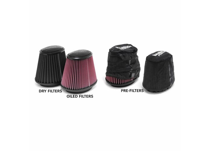 RAM-AIR INTAKE SYST, DRY FILTER - 2011-16 FORD 6.7L, F250-350-450
