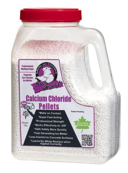 7lb Jug of Bare Ground Calcium Chloride Pellets w/ Infused Traction Granules