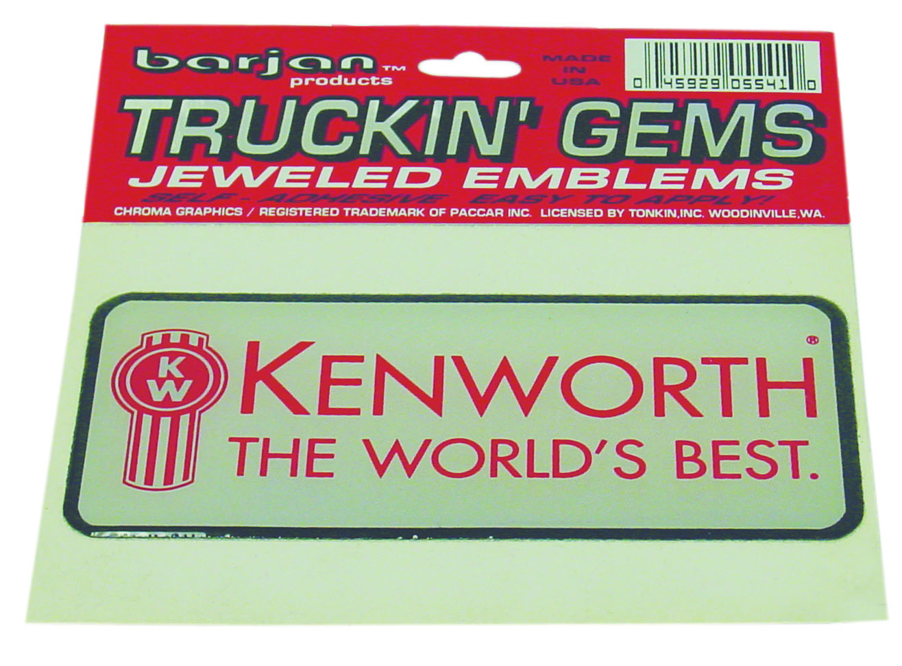Barjan Kenworth Truckin' Decal