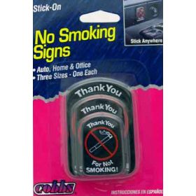 NO SMOKING MEDALLIONS