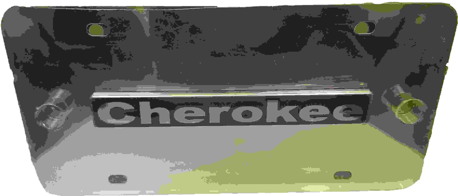 CHEROKEE CHROME LOGO PLATE