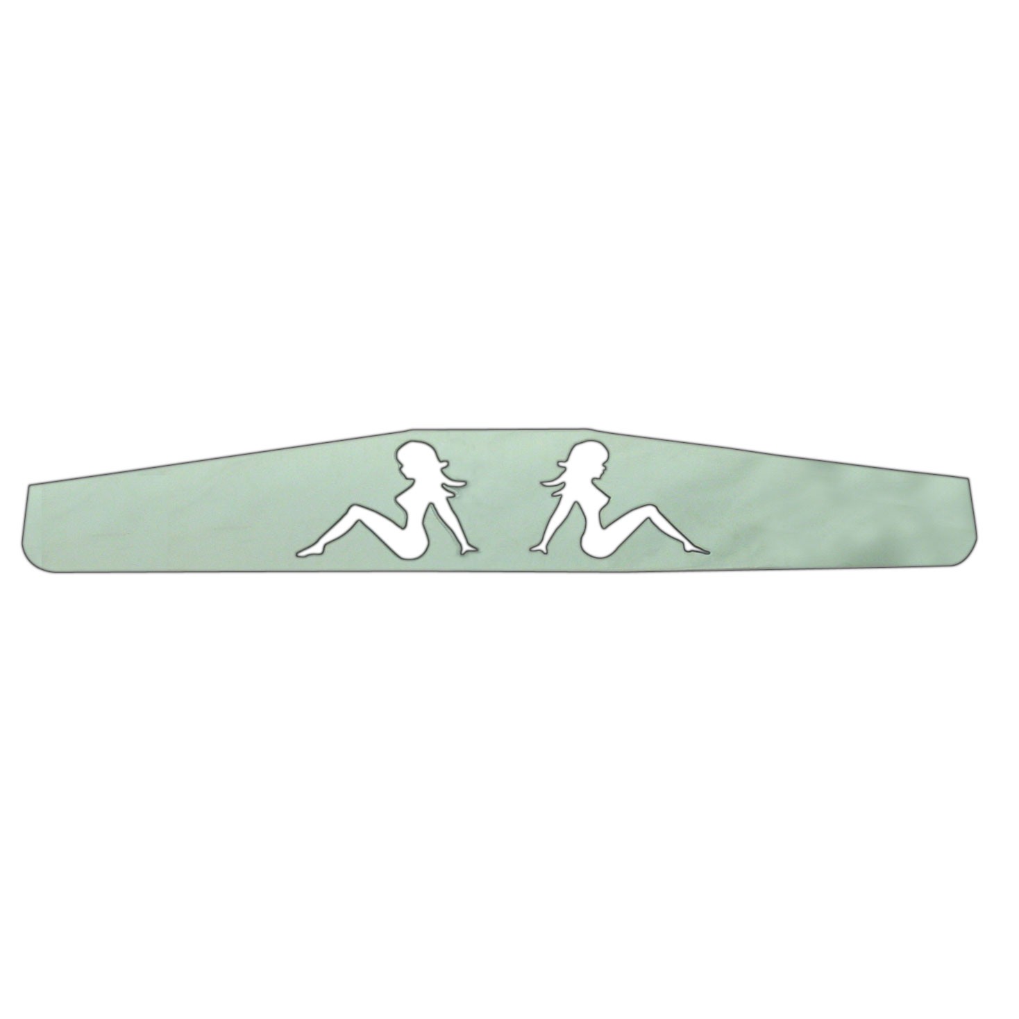 SITTING LADY CUT-OUT FLAP PLATE,24x4,EA