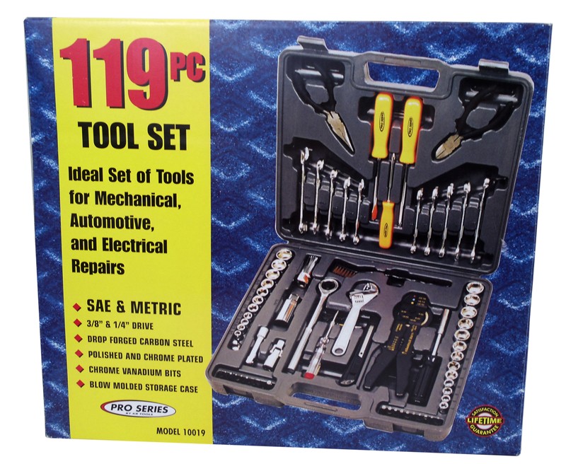 119 Pc Tool Set - SAE & Metric