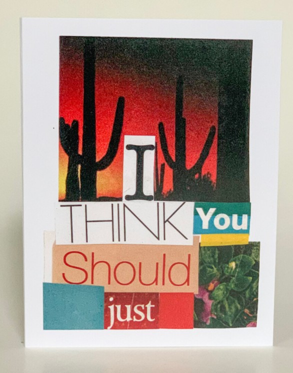 Anytime Greeting Card (Pack of 6) - I Think You Should